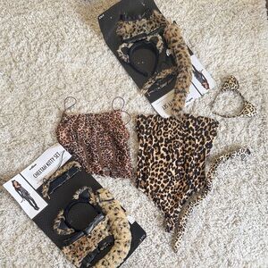 Leopard Print Costume Set HALLOWEEN COSTUME